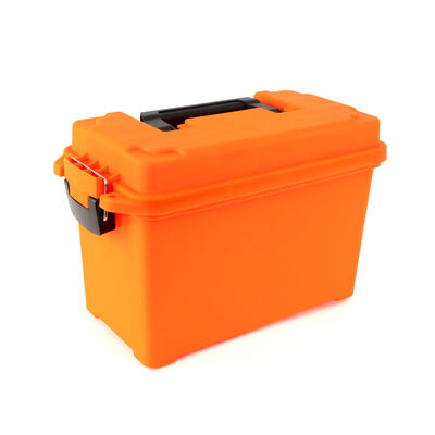 Waterproof Orange Dry Box With Detachable Lid | 14" x 7.5" x 8.67"